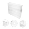 Baluue Clear Makeup Organizer with Dividers Transparent Desktop Cosmetic Storage