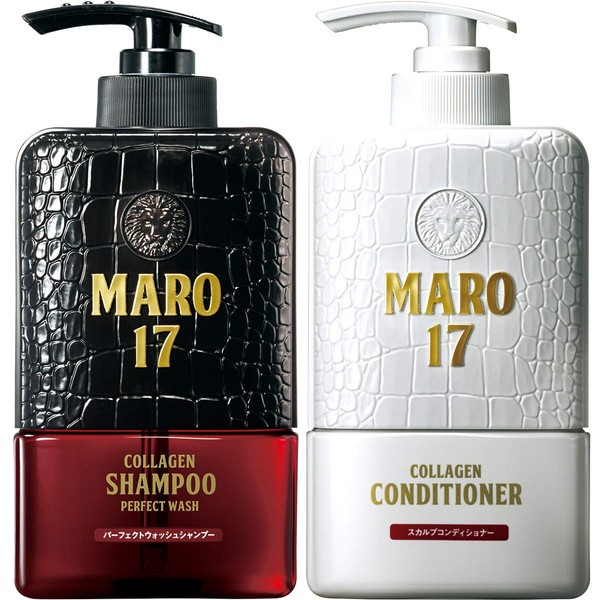 MARO17 Collagen Shampoo Perfect Wash & Collagen Scalp Conditioner Set Moisturizing 350ml x 2 Men