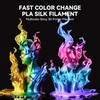JAYO 3D Printer Filament Bundle, PLA Silk Filament Bundle Multicolor,