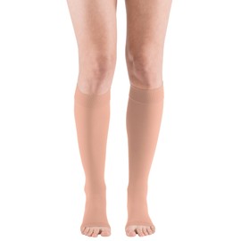medi mediven comfort CCL2 AD Compression Stockings Short without Toe VII Caramel