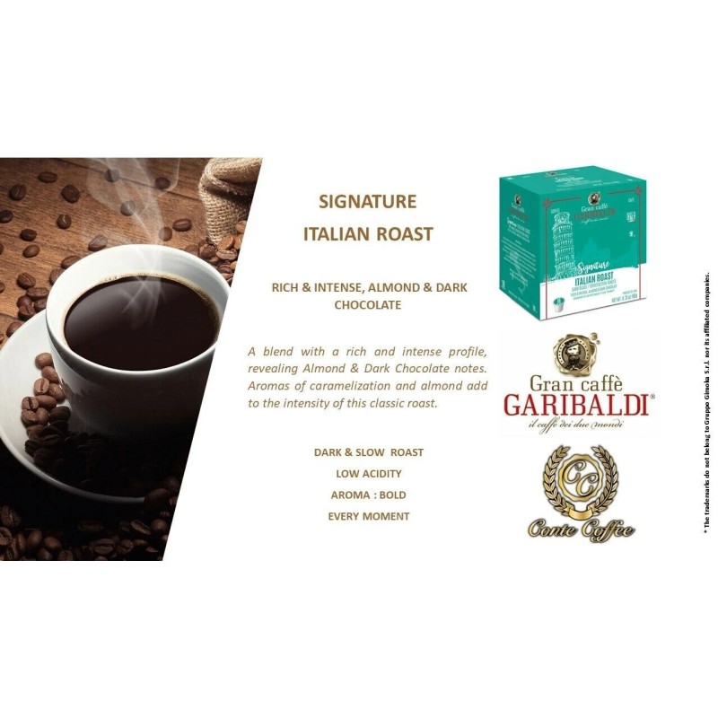 Gran Caffe Garibaldi 18 CT Single Serve Coffee Cups for