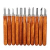 11Pcs/Set Carving Tools Multifunction Wood Knife DIY Craft Art Hand