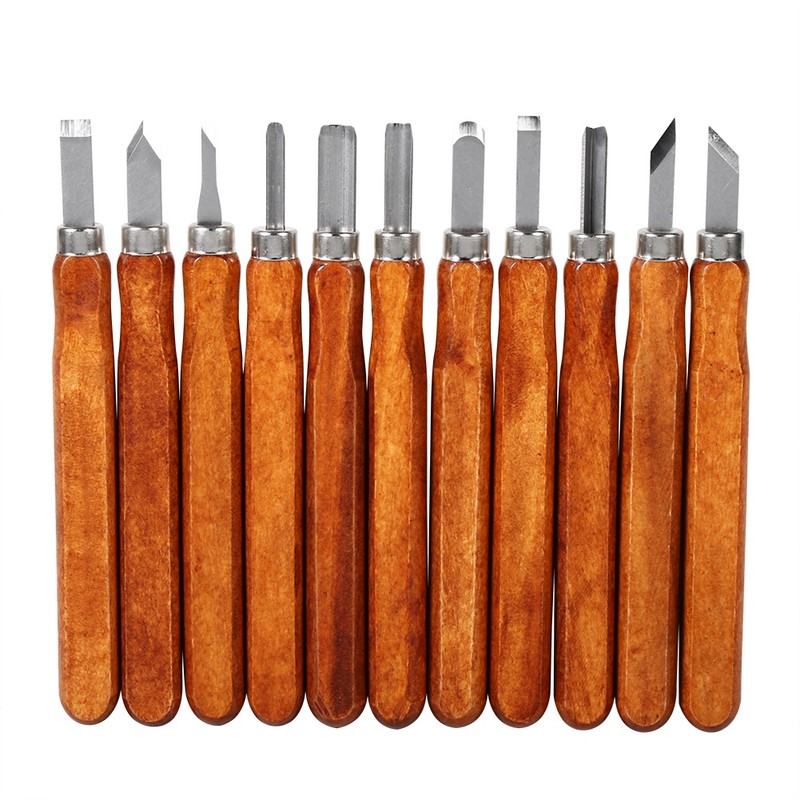 11Pcs/Set Carving Tools Multifunction Wood Knife DIY Craft Art Hand
