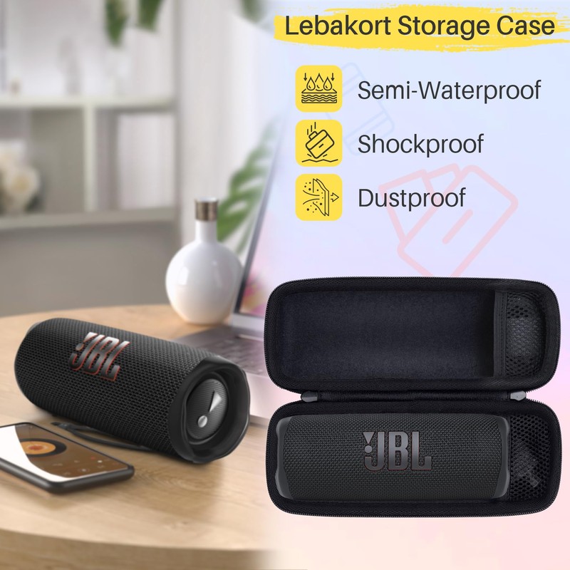 Lebakort Hard Case Compatible with JBL Flip 6 Flip 5