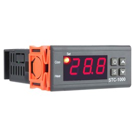 STC-1000 Digital Temperature Controller -50°C ~ 99°C Alarm Intelligent Thermostat LED with Sensor AC110V-220V