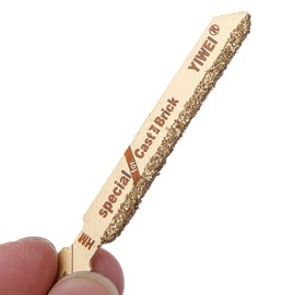 ZOOMY 3Pieces 3" T150 Carbide Grain 50 Grit T-Shank Jigsaw Blades Ceramic Tile Cutting Tool