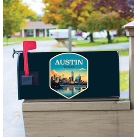 Austin Texas Design A Souvenir Magnetic Mailbox Cover