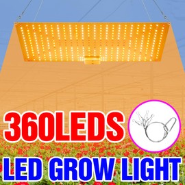 2PCS 1200W LED Planting Lights 360leds Full Sperturem Grow H1 Lamp Use with 2835 SMD Sunlight Full Spectrum Grow Lights for Seeds Indoor Plants Veg and Bloom Grows Lamps with UV IR & Driver Dimmable