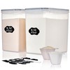 Vtopmart 9.5L 2 Pack Extra Large Flour Sugar Storage Containers
