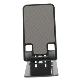 OSALADI Adjustable Aluminum Alloy Phone Stand Foldable Cellphone Holder for Desk Portable Tablet Stand Non- Base for Cooking and Reading Grey