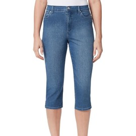 Gloria Vanderbilt Women's Petite Amanda Capri Jean, Frisco-Rivets, 16 Short