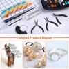 Audab Jewelry Wire Wrapping Jewelry Making Supplies Kit, Ring Sizer