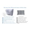 ARTO Pillow- Ergonomic Design, Memory Foam travel pillow. Neck Support