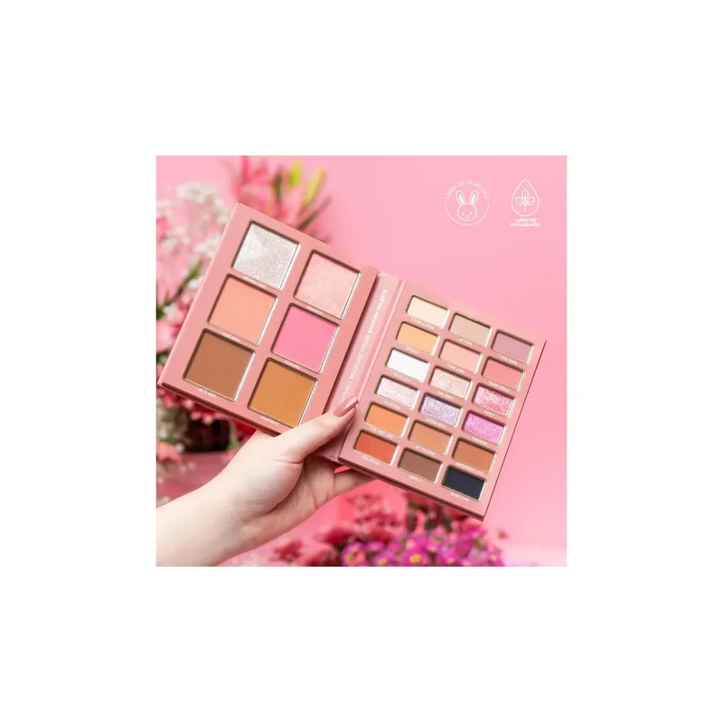 Paleta De Sombras Y Rostro Story Time Atenea Beauty Multicolor