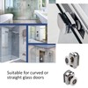 Cokritsm 23mm Shower Door Rollers for Curved Glass Doors 4-6mm,