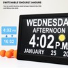 【Upgraded】11.5" Large Digtal Clock with Voice-Talking Day and Date for