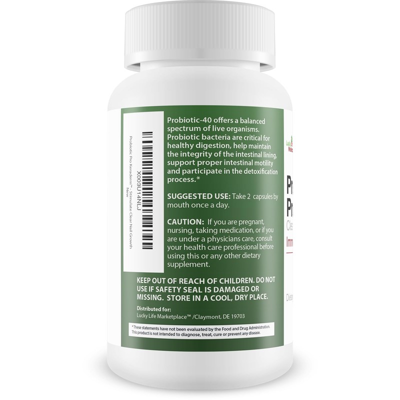 Probiotic Pro Keraderm - Probiotic Immune Support – Targeted Nail