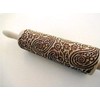 PAISLEY Rolling Pin for Homemade Pastry Rolling Pin with Flowers