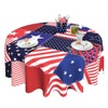 BZKIER Striped Tablecloth 4th of July Stars & Stripes Tabletop