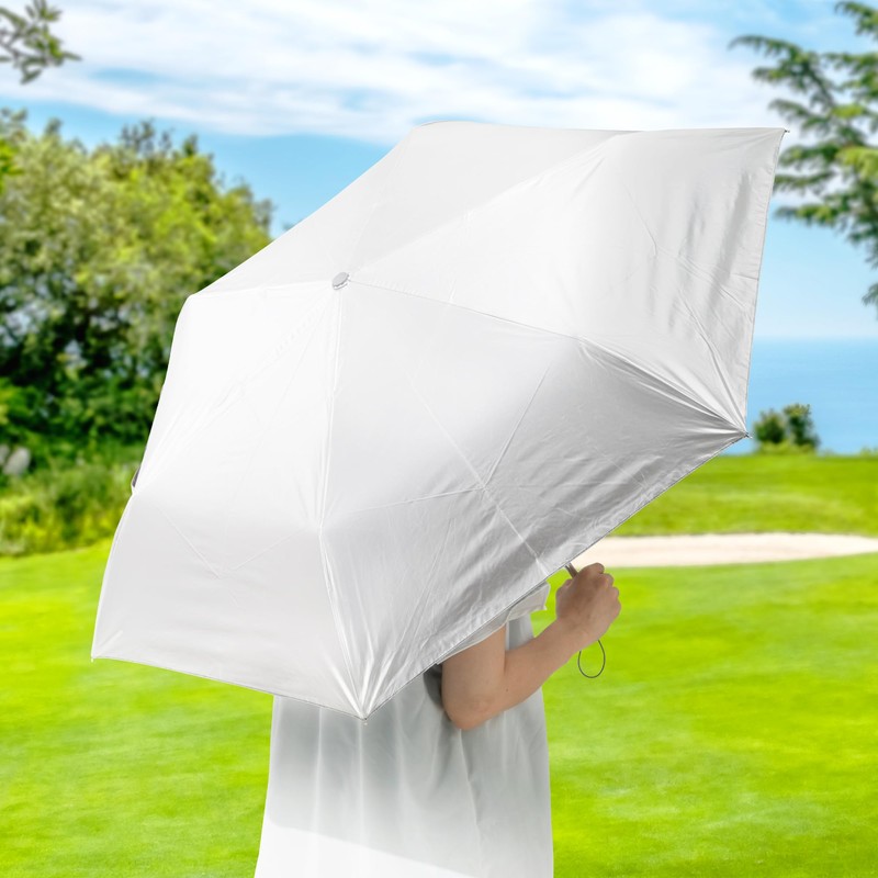 Asty ASP24MN55 Full Blackout Windproof Solid Color Silver Coated Mini