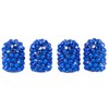 Fashion Handicraft Universal Royal Blue Crystal Tire Caps,Exclusive Bling Tire