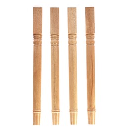 tonchean 28 inch Furniture Legs 4 Pack Turned Farmhouse Table Legs Set DIY Wood Legs Round Farmhous Legs Replacement Coffee Table Bench Dining Legs Varnish Coated