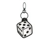 Reflexy Cube Reflector Pendant Recycled Felt Pedestrian Reflector Pendant Cube