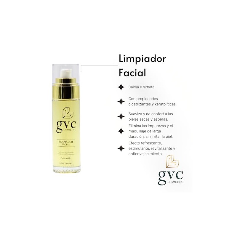Kit Facial Tratamiento Completo Skin Care Gvc Cosmetics Células