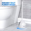 uptronic Toilet Plunger with Holder, Unique Plunger with All-Angle Design,