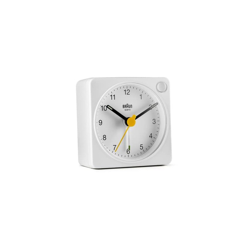 BRAUN/Brown Table Clock, Alarm Clock with Light, BC02XW Classic Analog