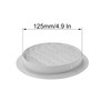 5 Inch / 125 mm White Vent Cover - Aluminum