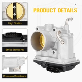 Electric Throttle Body Compatible with Toyota Yaris 2006-2019 1.5L, Replace for 22030-21030, 22030-0M010, 2203021030, 220300M010