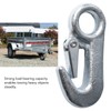 4Pcs Trailer Snap Hook 90mm Iron Tow Hook Safety Chain