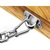 4 Pcs 3.1 Inch 304 Stainless Steel Ceiling Hooks Pad