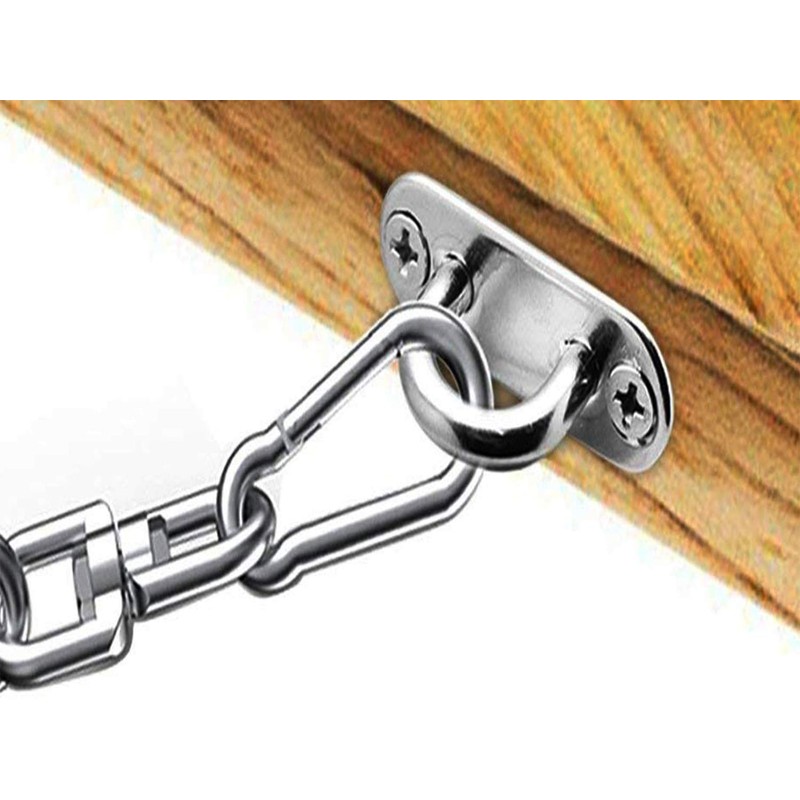 4 Pcs 3.1 Inch 304 Stainless Steel Ceiling Hooks Pad