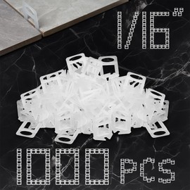 Storystore Tile Leveling System - 1000 Piece Tile Leveling Clips 1/16", Tiles Spacers Leveling System DIY for Professional Ceramic Tile and Stone Installation