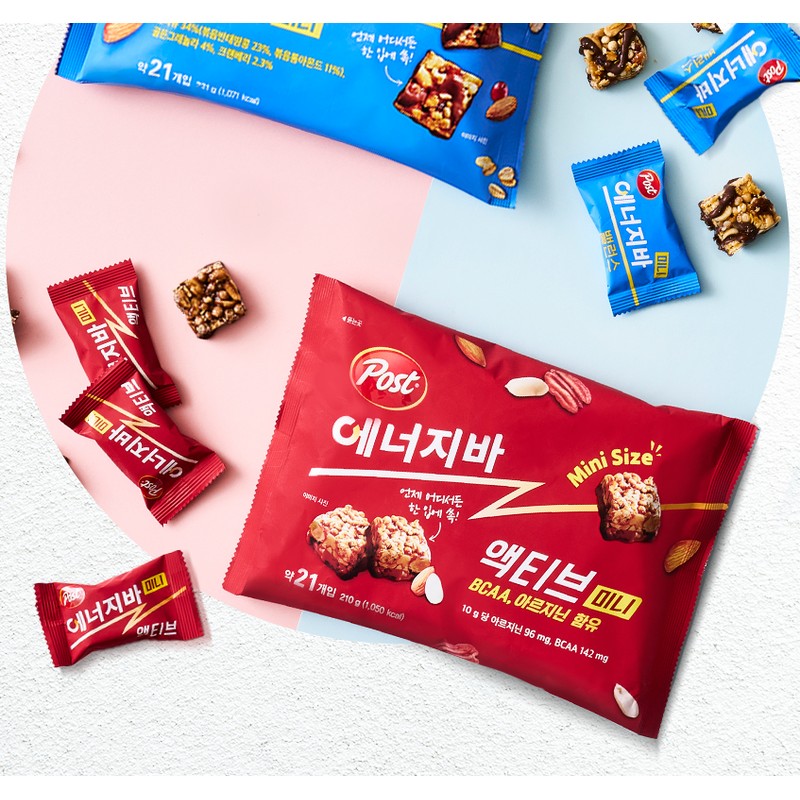 Post Energy Bar Active Mini, 210g, 6 Pack