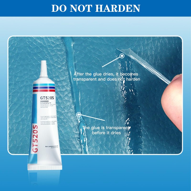 LFCFBH LFCFBH 2PCS Waterproof Fabric Glue for Clothes, Craft Glue,