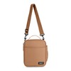 PackIt® Freezable Crossbody Lunch Box, Almond, Built with ECOFREEZE® Technology,
