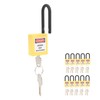 10 Sets 38mm Lockout Lock Dustproof Nylon Industrial Engineering Insulation