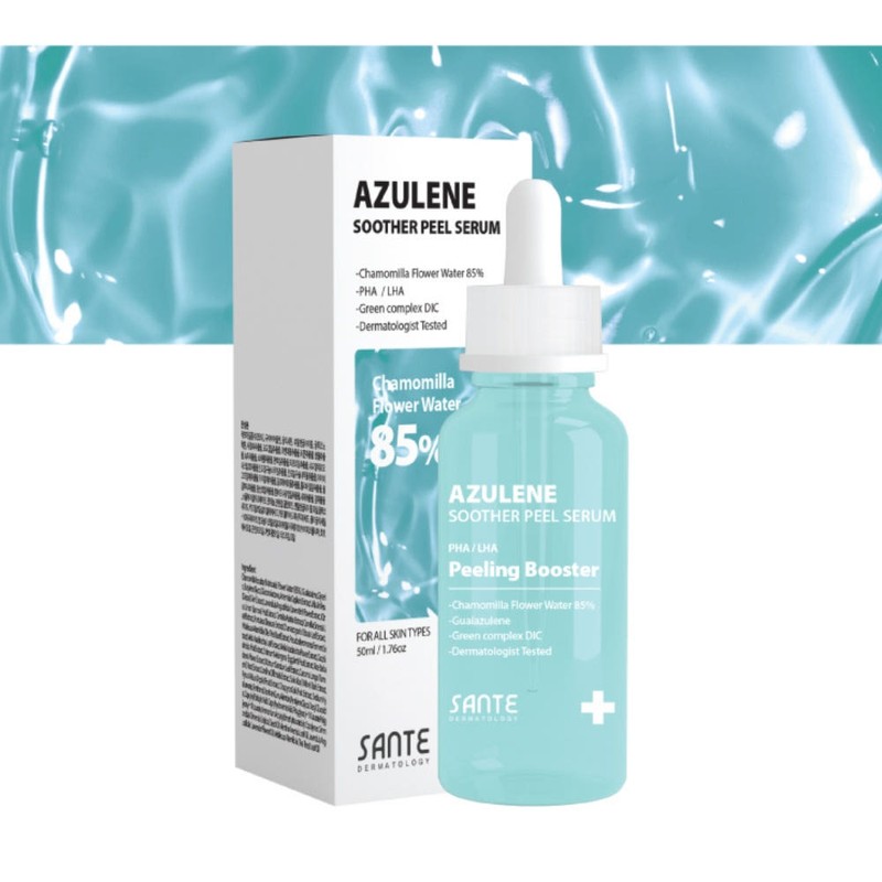 Sante Santé Azulene Soother Peel Serum 50ml Peeled Egg Hypoallergenic