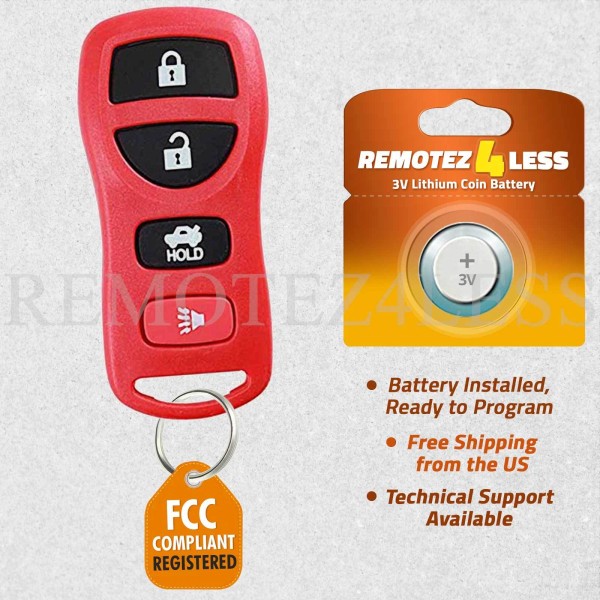 Remotez4less Keyless Entry Remote for 2004 2005 2006 2007 2008