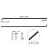 QUARKZMAN 40pcs 14G J Curve 138mm Spokes with Nipples for