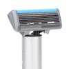 Men Electric Double Edge Razor Portable Adjustable Vibration Metal Shaver
