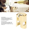 5Pcs Champagne Bottle Stopper Stainless Steel Champagne Sealer Plug Reusable