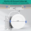 HiBay 8 Pack 4 Inch LED Recessed Lighting, 1200lm 12W=150W,