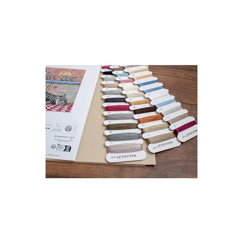 Counted Cross Stitch Kit When the Cat Sleeps