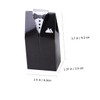 VILLFUL Unique Wedding Supplies 100pcs Bride Bridegroom Candy Boxes Large