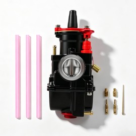 ABCERRS PWK Carburetor 24mm Engine Carb Compatible with 90cc-125cc Engine Dirt Bike Motocross Motorcycle Scooter ATV Quad