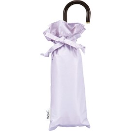 [2024] Wpc. 801-19017-102 Folding Umbrella, Classic Ruffle, Mini Lavender, 100% Light Shading Rate, 100% UV Protection, UPF50+, Rain or Shine, 19.7 inches (50 cm), Women's, Work Commute, School,